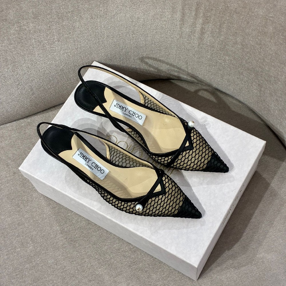 [아울렛] 지미추AMITA 45여성 슬링백 미디움힐