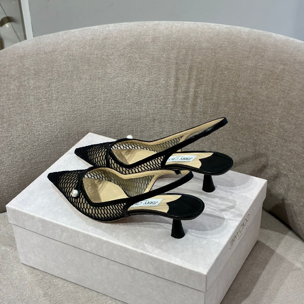 [아울렛] 지미추AMITA 45여성 슬링백 미디움힐