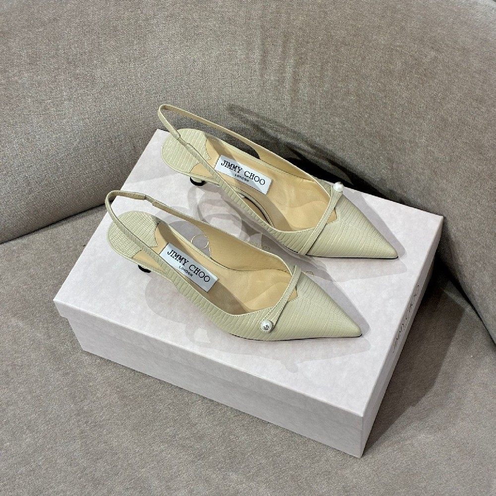 [아울렛] 지미추AMITA 45여성 슬링백 미디움힐