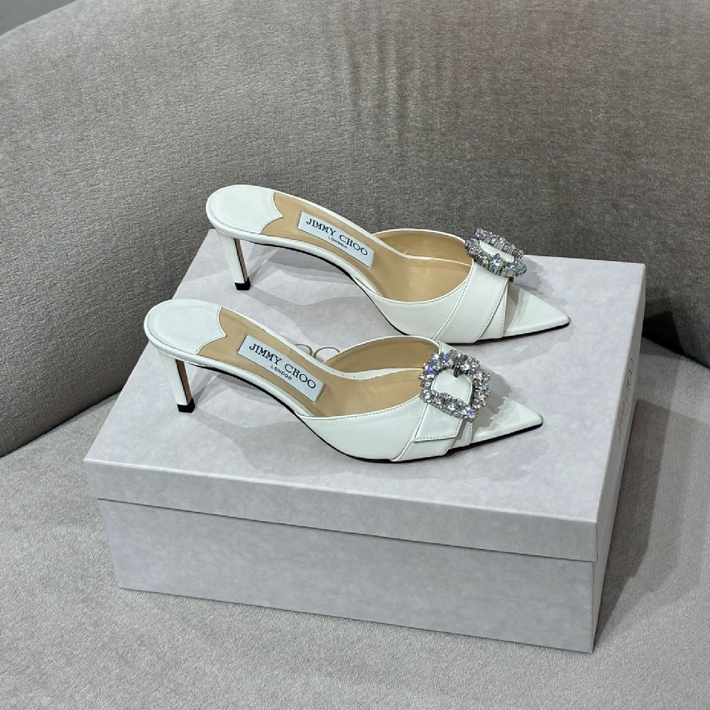 [아울렛] 지미추 CHERI 크리스탈 뮬