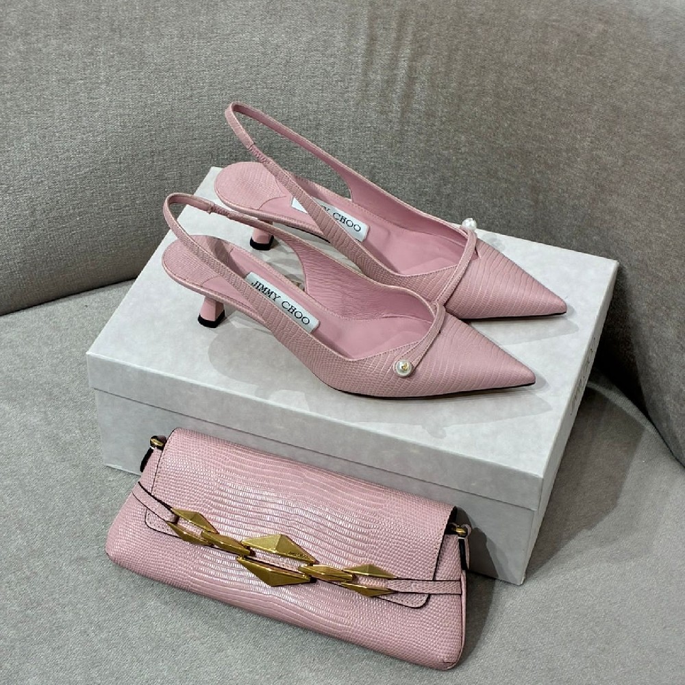 [아울렛] 지미추AMITA 45여성 슬링백 미디움힐