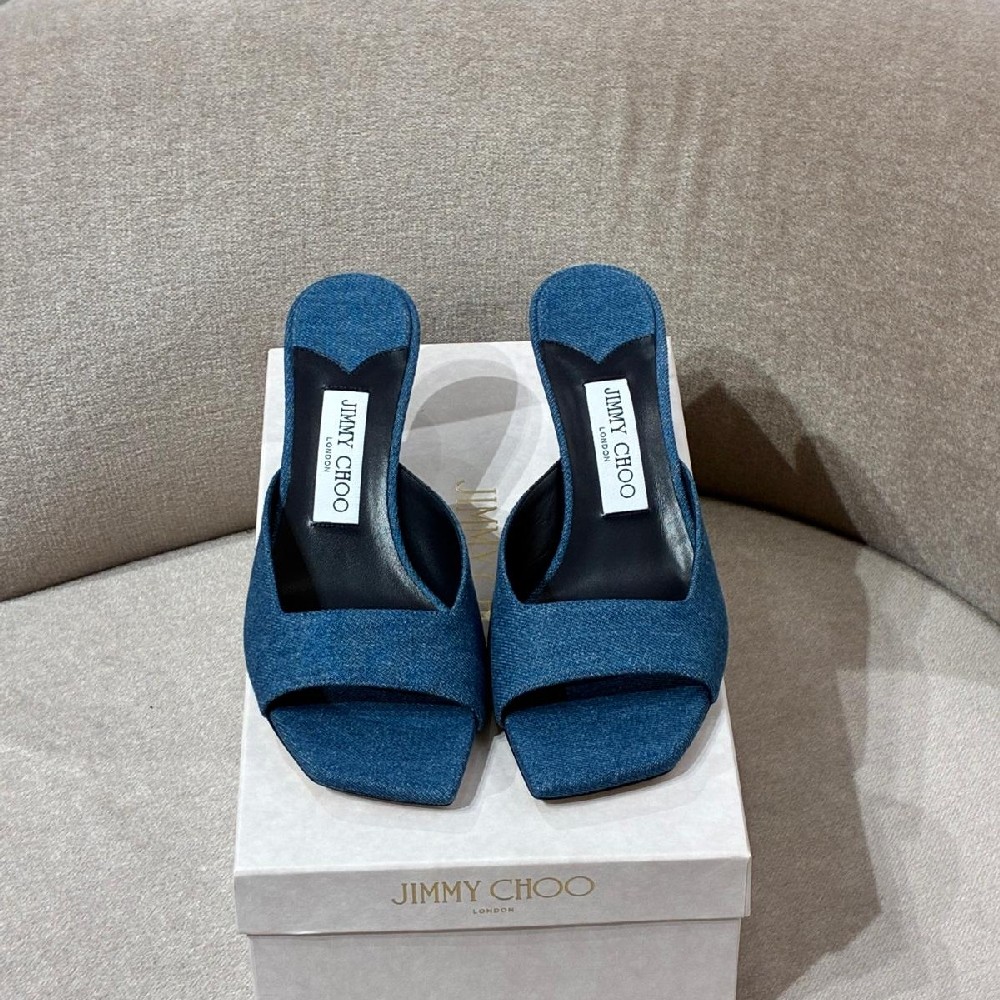 [아울렛] 지미추ZULA 65데님 뮬