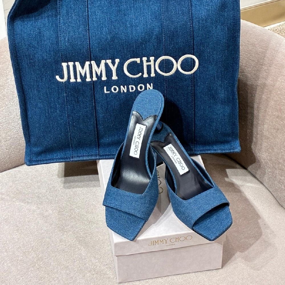 [아울렛] 지미추ZULA 65데님 뮬