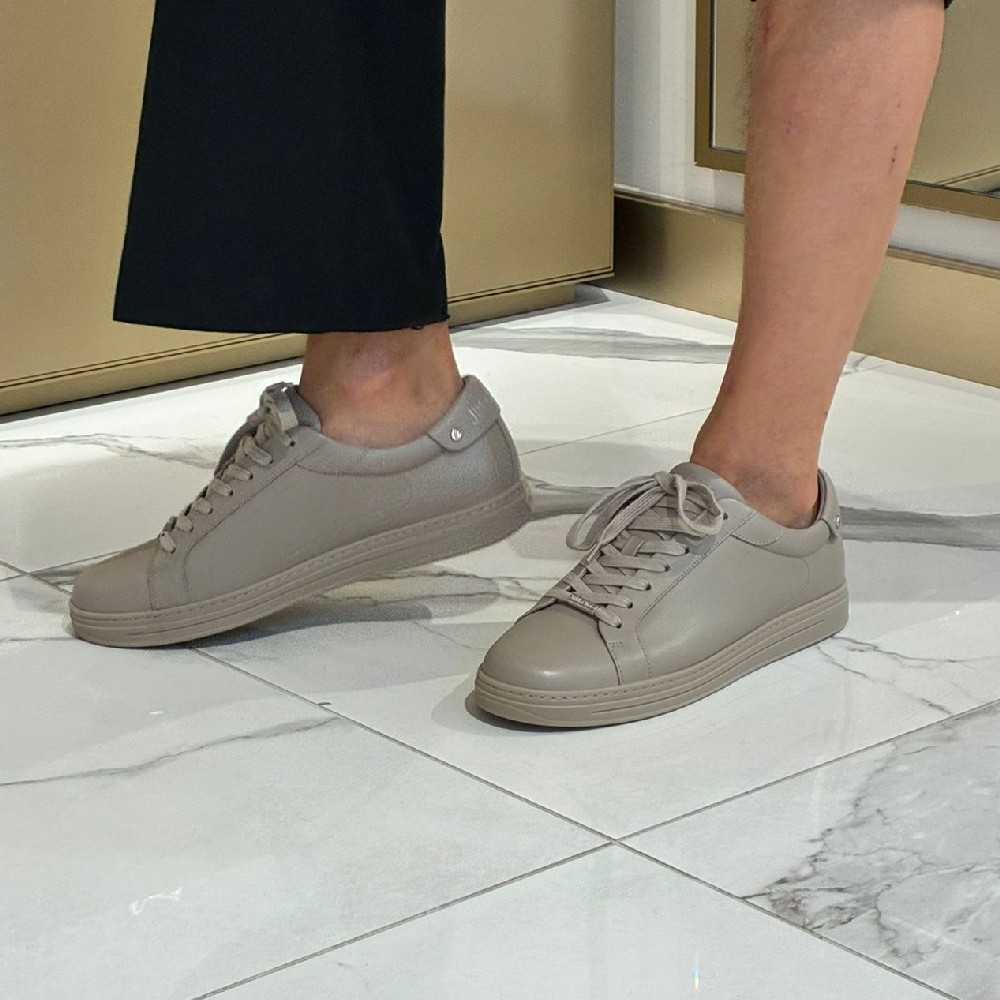 [아울렛] 지미추 ROME 남성 가죽 스니커즈