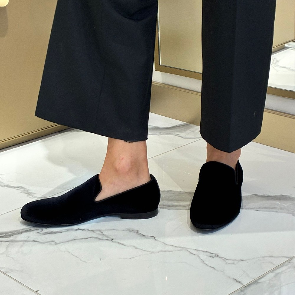 [아울렛] 지미추 OSTIN 벨벳 남성 구두