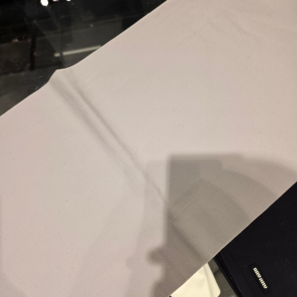 [아울렛] 미우미우 심리스 멜라지 롱 원피스 MJA901