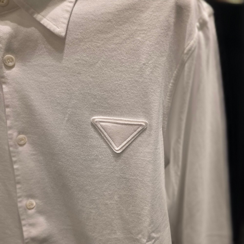 [아울렛] 프라다 코튼 저지 남성 셔츠 UJL92A