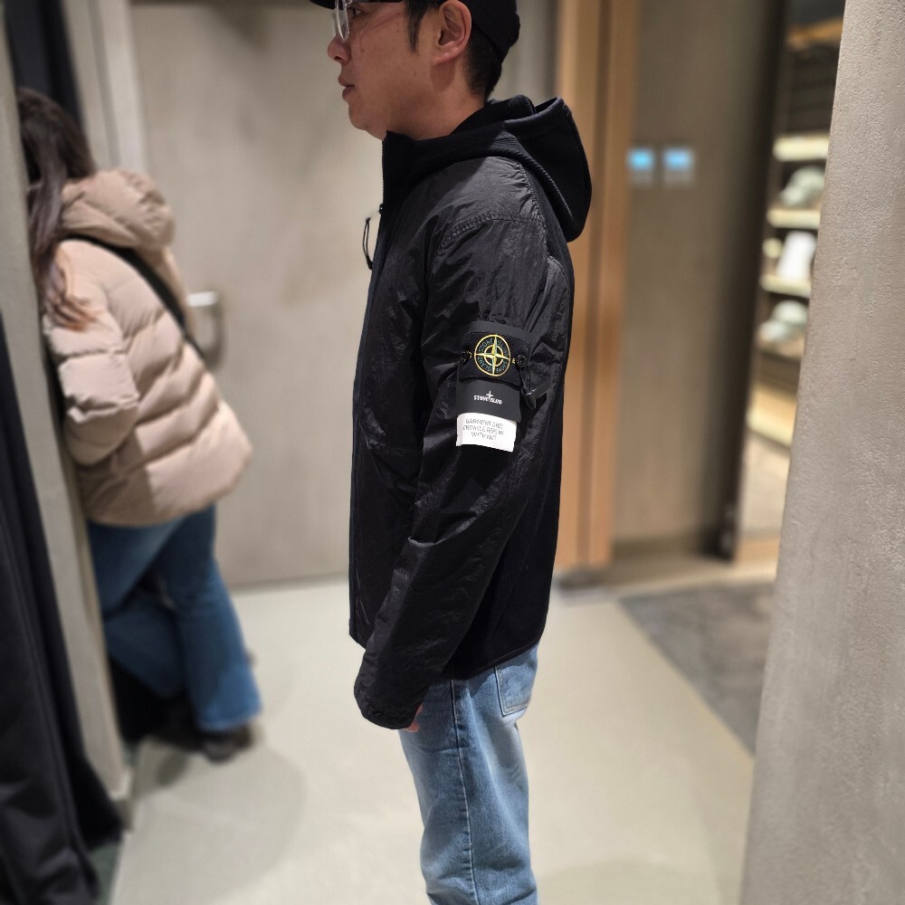 [아울렛] 스톤 아일랜드 가먼 다이 크링클 랩스 나일론 니트 자켓 K1S154100089S0037 V0029