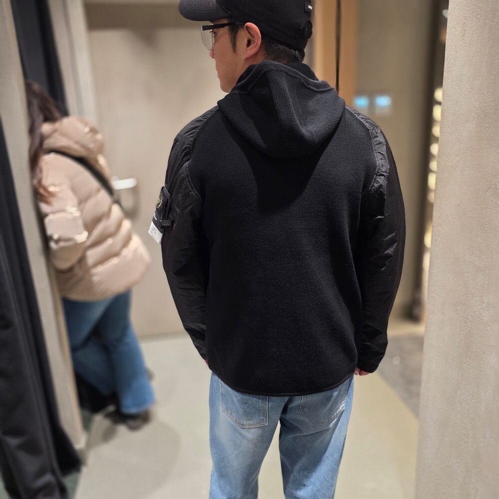 [아울렛] 스톤 아일랜드 가먼 다이 크링클 랩스 나일론 니트 자켓 K1S154100089S0037 V0029