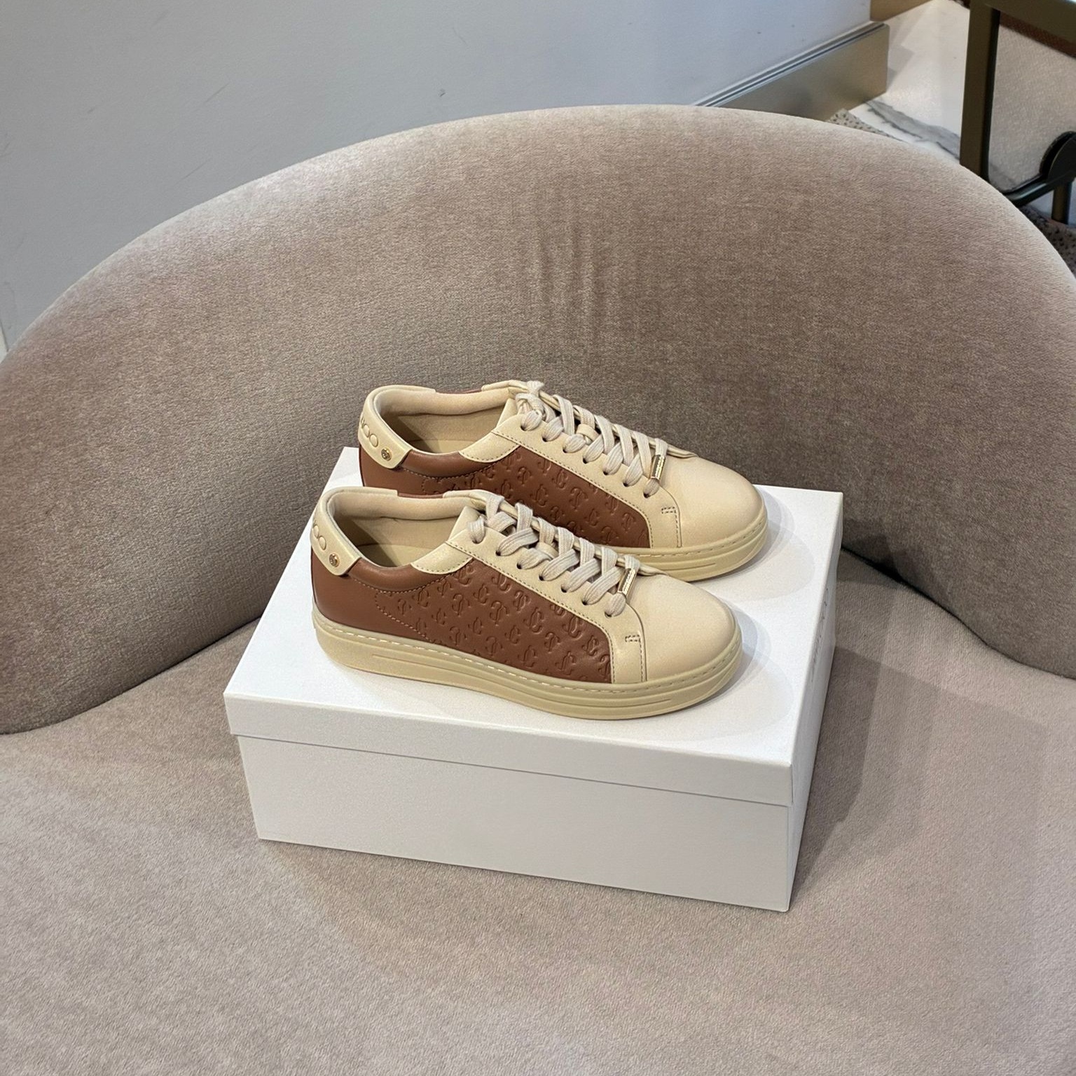 [아울렛] 지미추 ROME 모노그램 여성 스니커즈