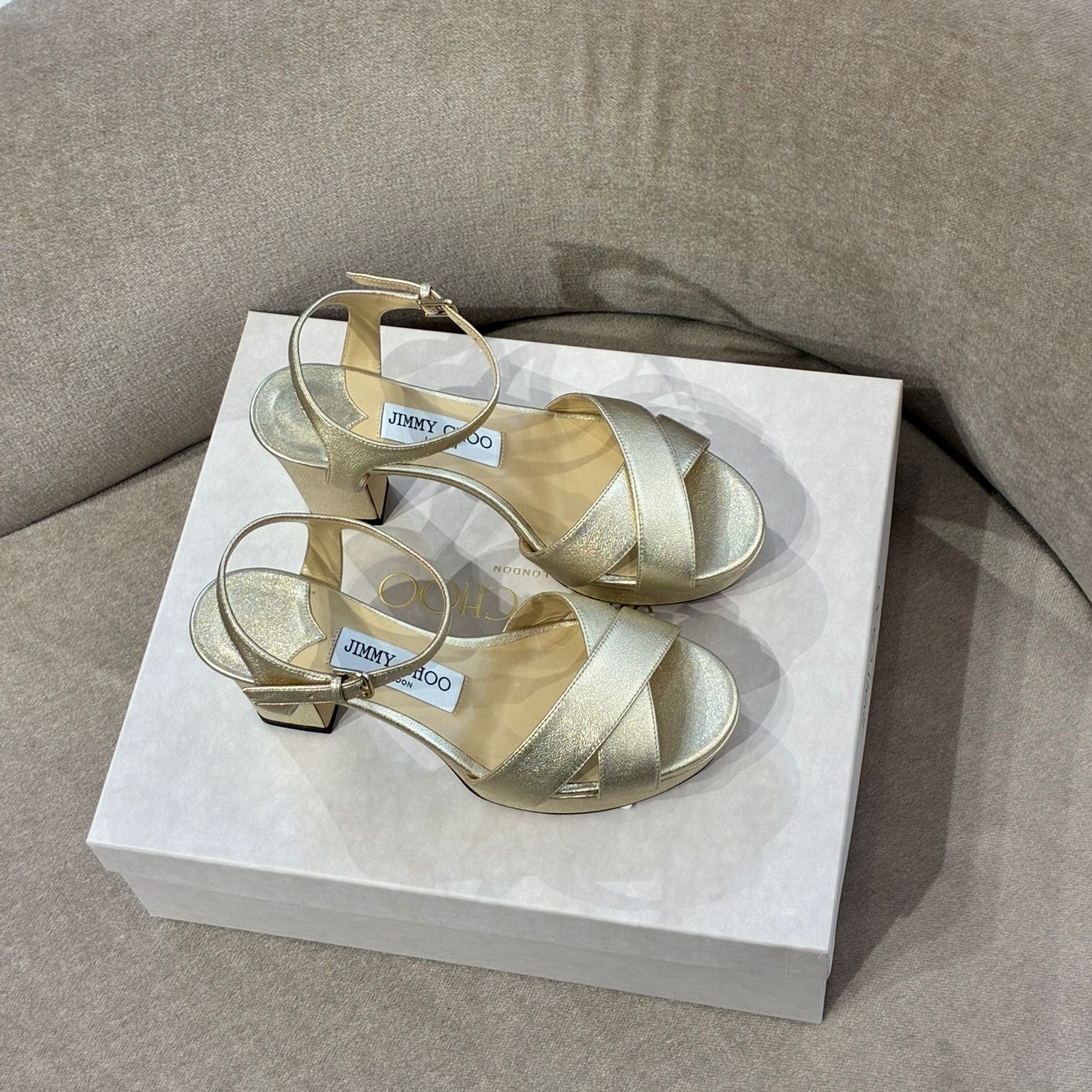 [아울렛] 지미추PARKE여성스트랩샌들