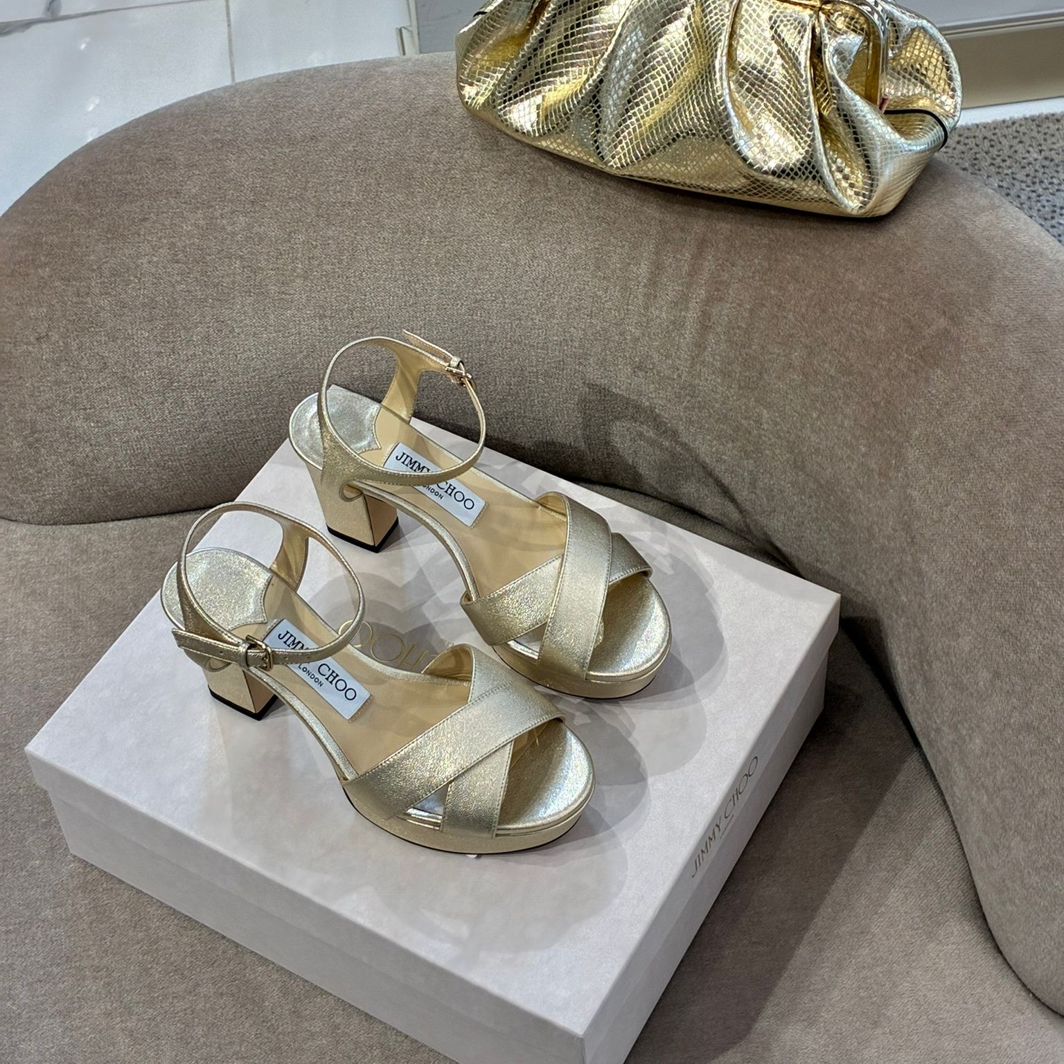 [아울렛] 지미추PARKE여성스트랩샌들