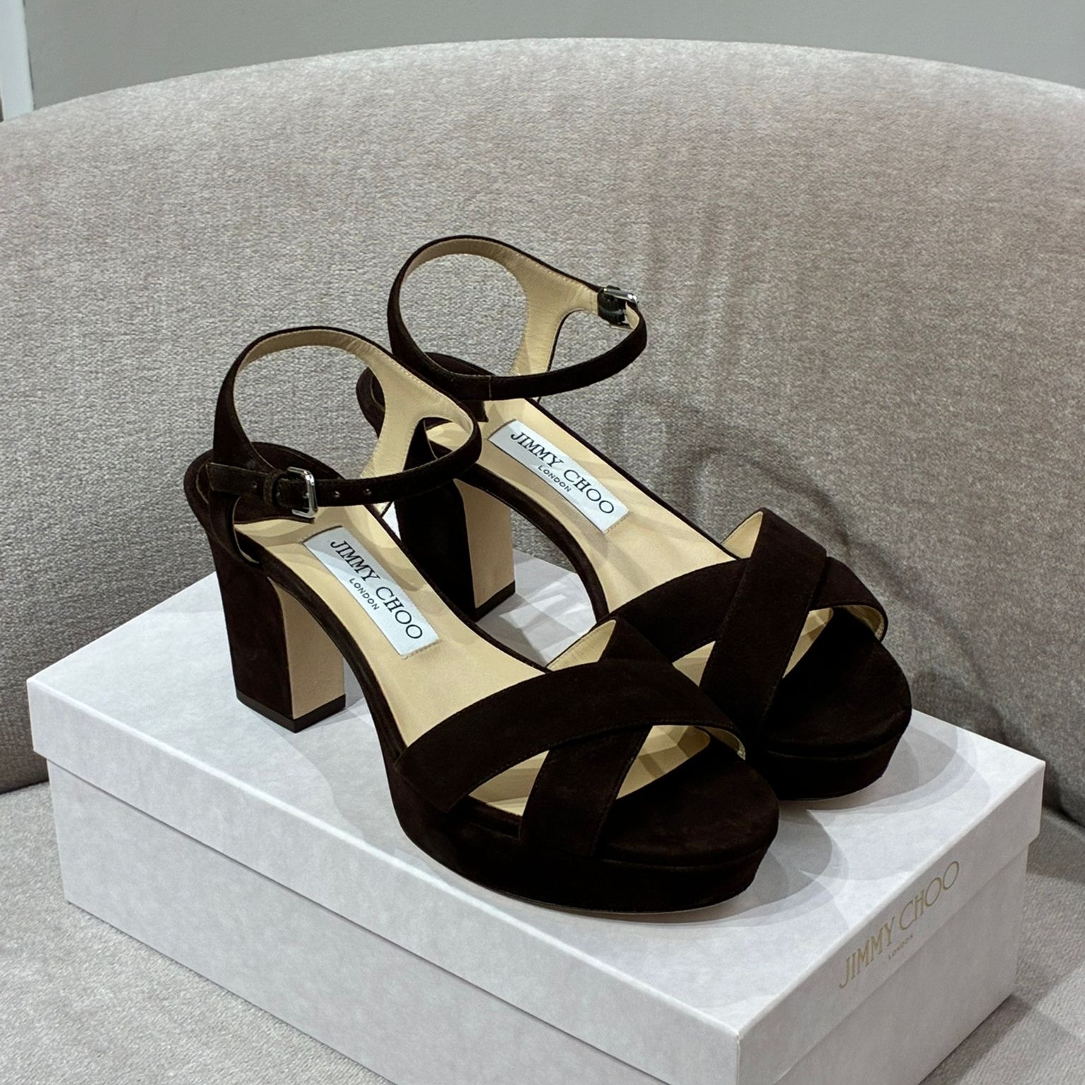 [아울렛] 지미추PARKE여성스트랩샌들