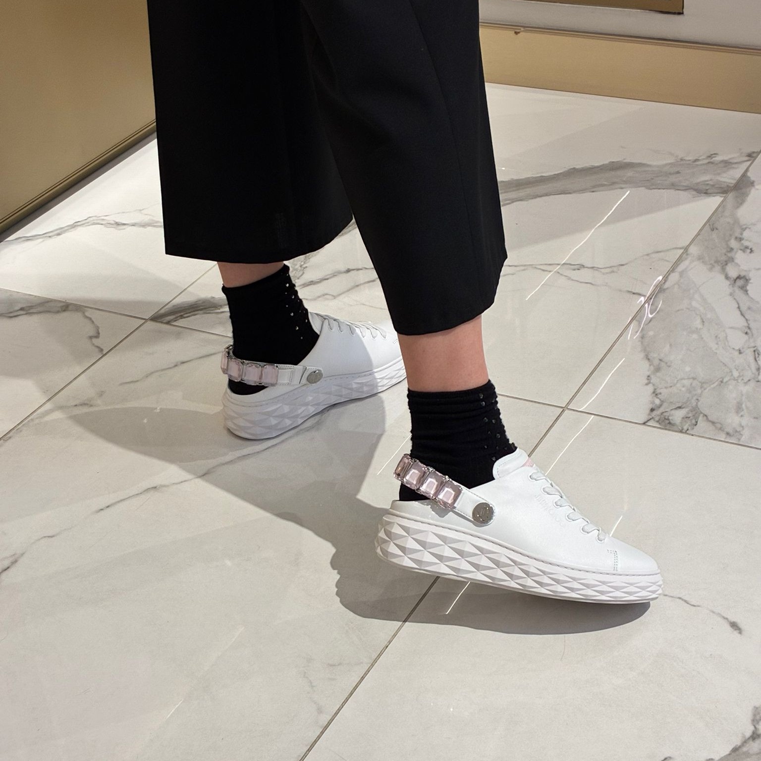 [아울렛] 지미추DIAMOND MAXI여성 스니커즈