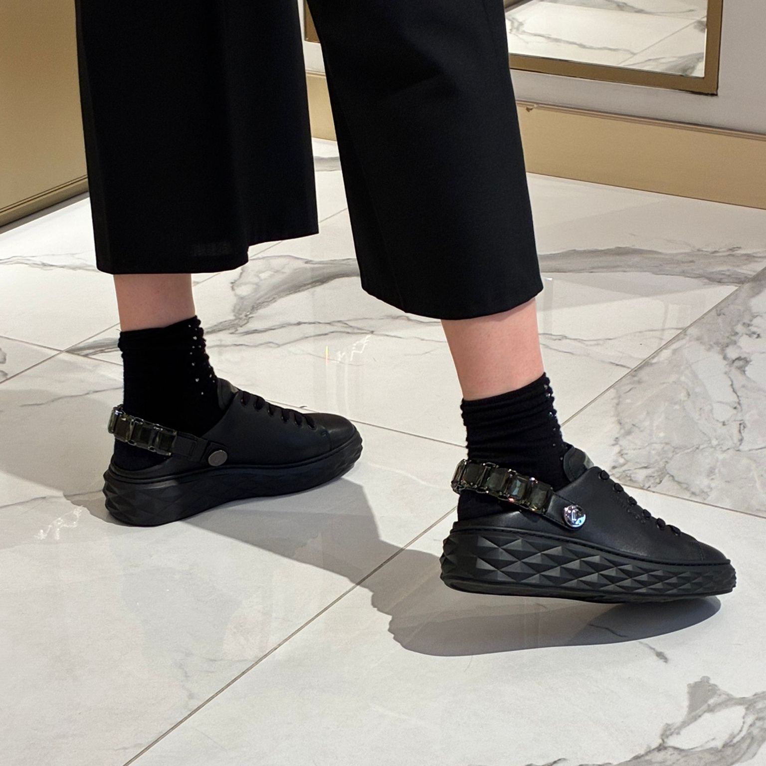 [아울렛] 지미추DIAMOND MAXI여성 스니커즈