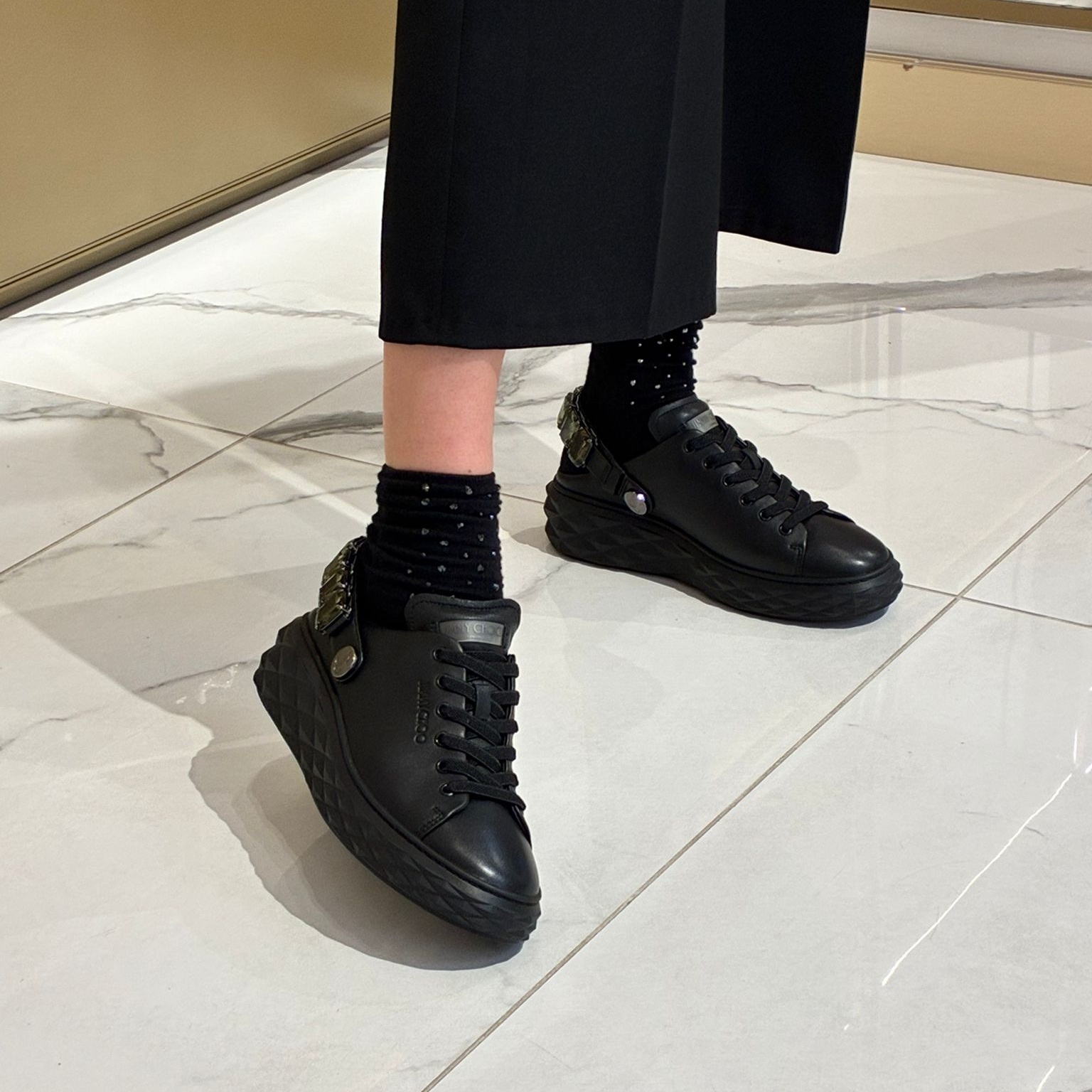 [아울렛] 지미추DIAMOND MAXI여성 스니커즈