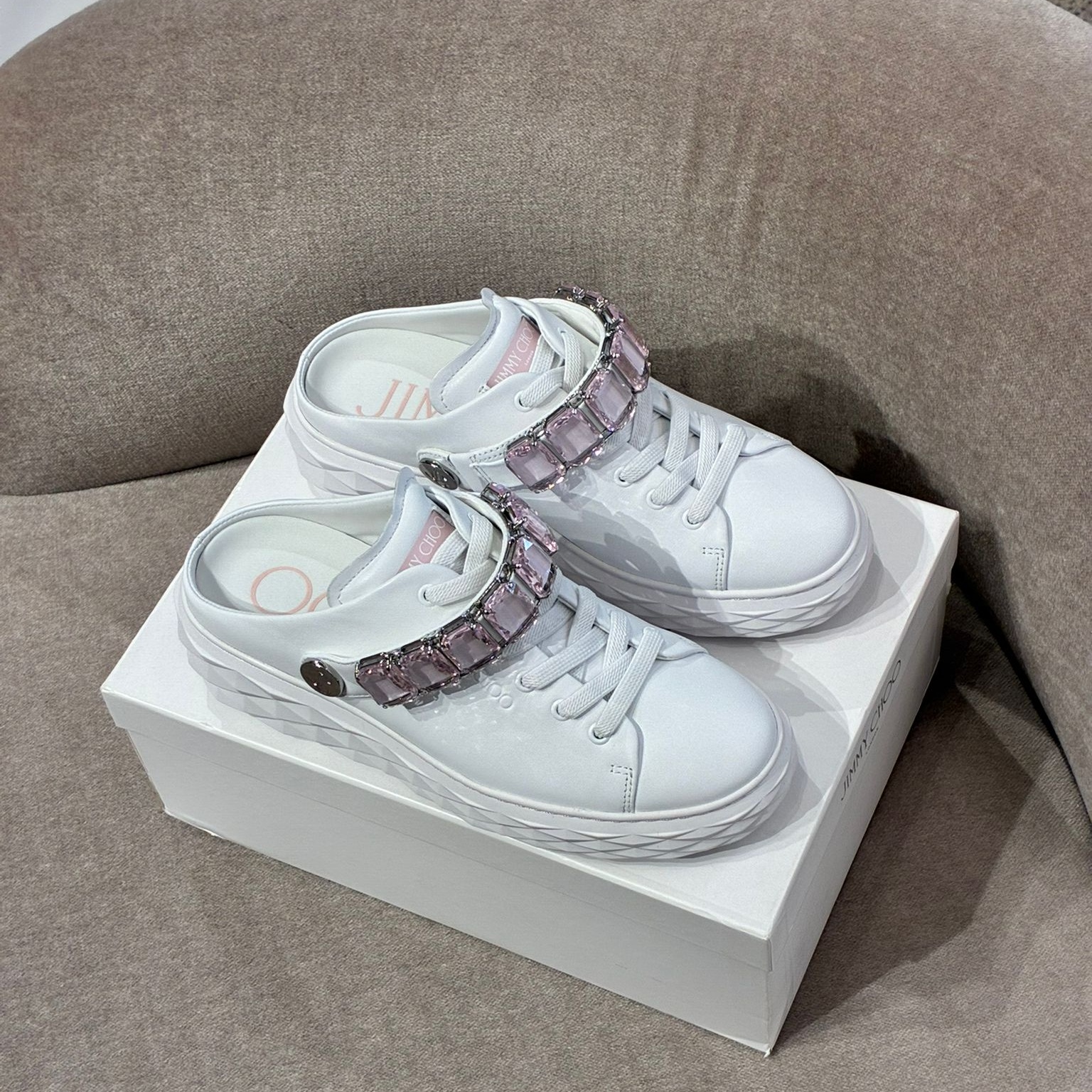 [아울렛] 지미추DIAMOND MAXI여성 스니커즈