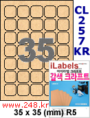 아이라벨 CL257KR (35칸) [100매] qr 35x35mm