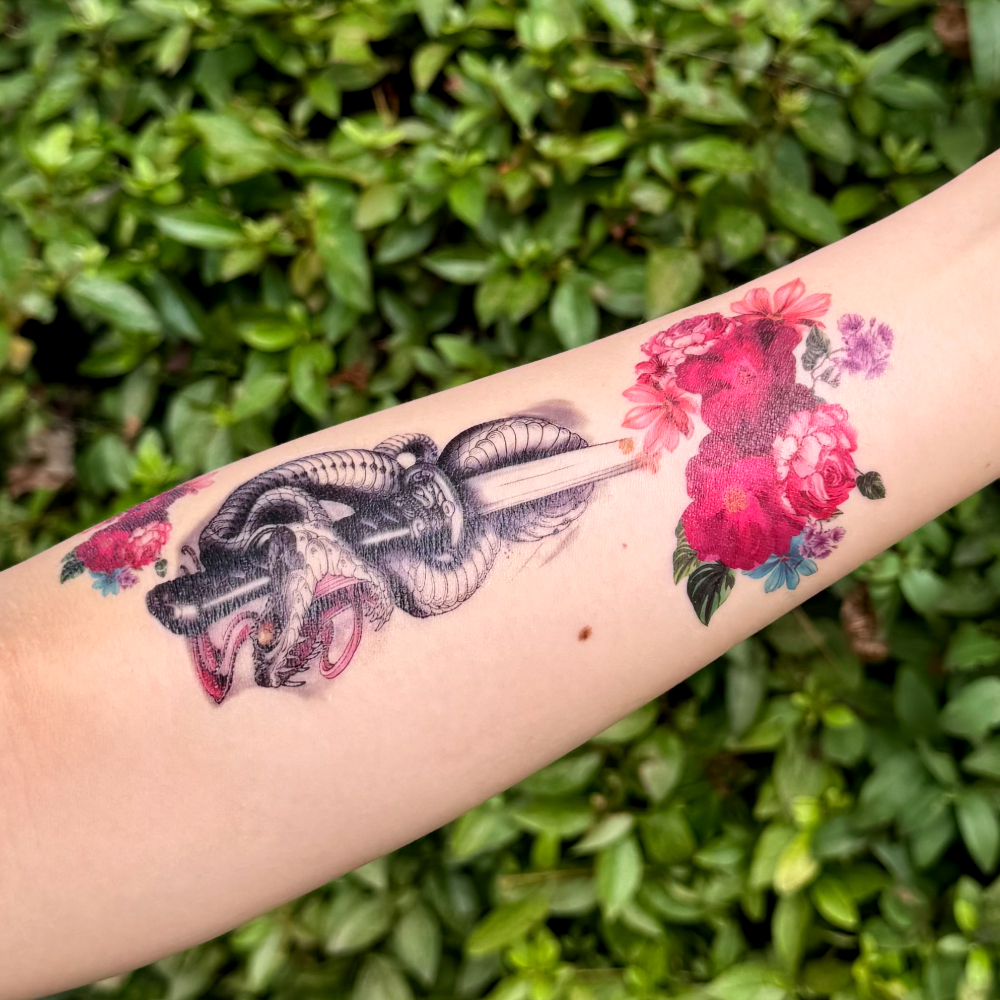 붙이는 타투 문신스티커 20종 B타입