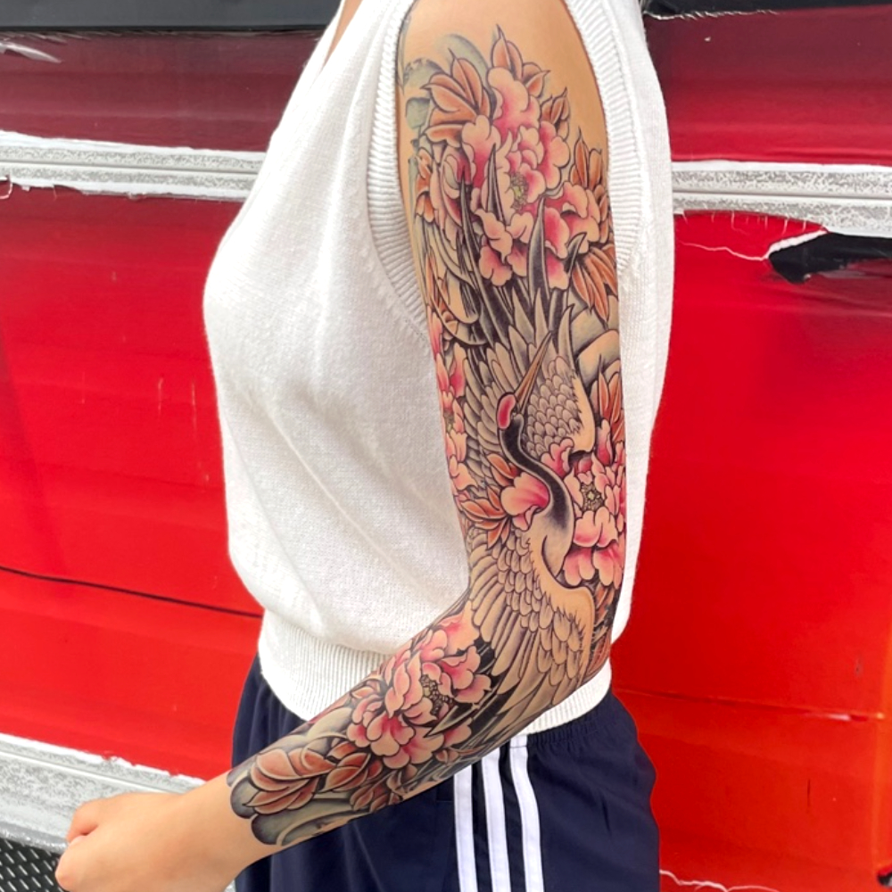 운학도 이레즈미 타투 문신스티커