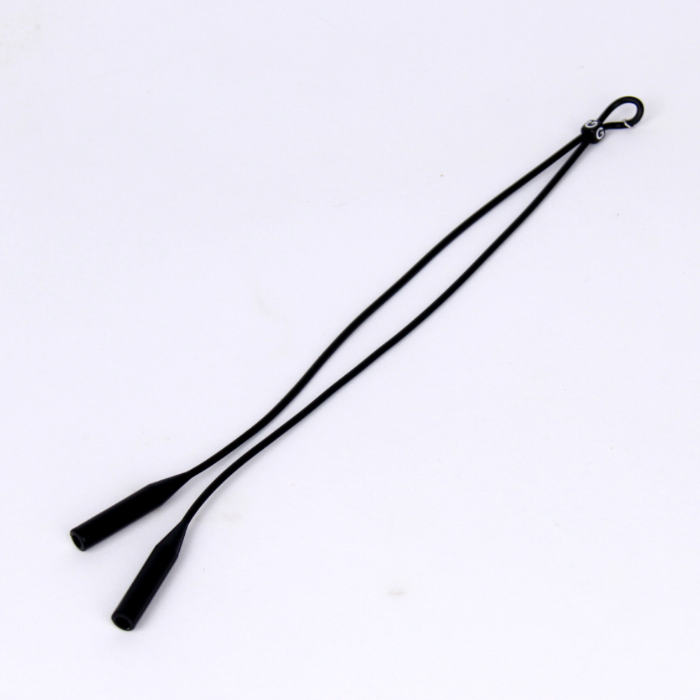 길이조절 실리콘 안경 목걸이 스트랩 블랙