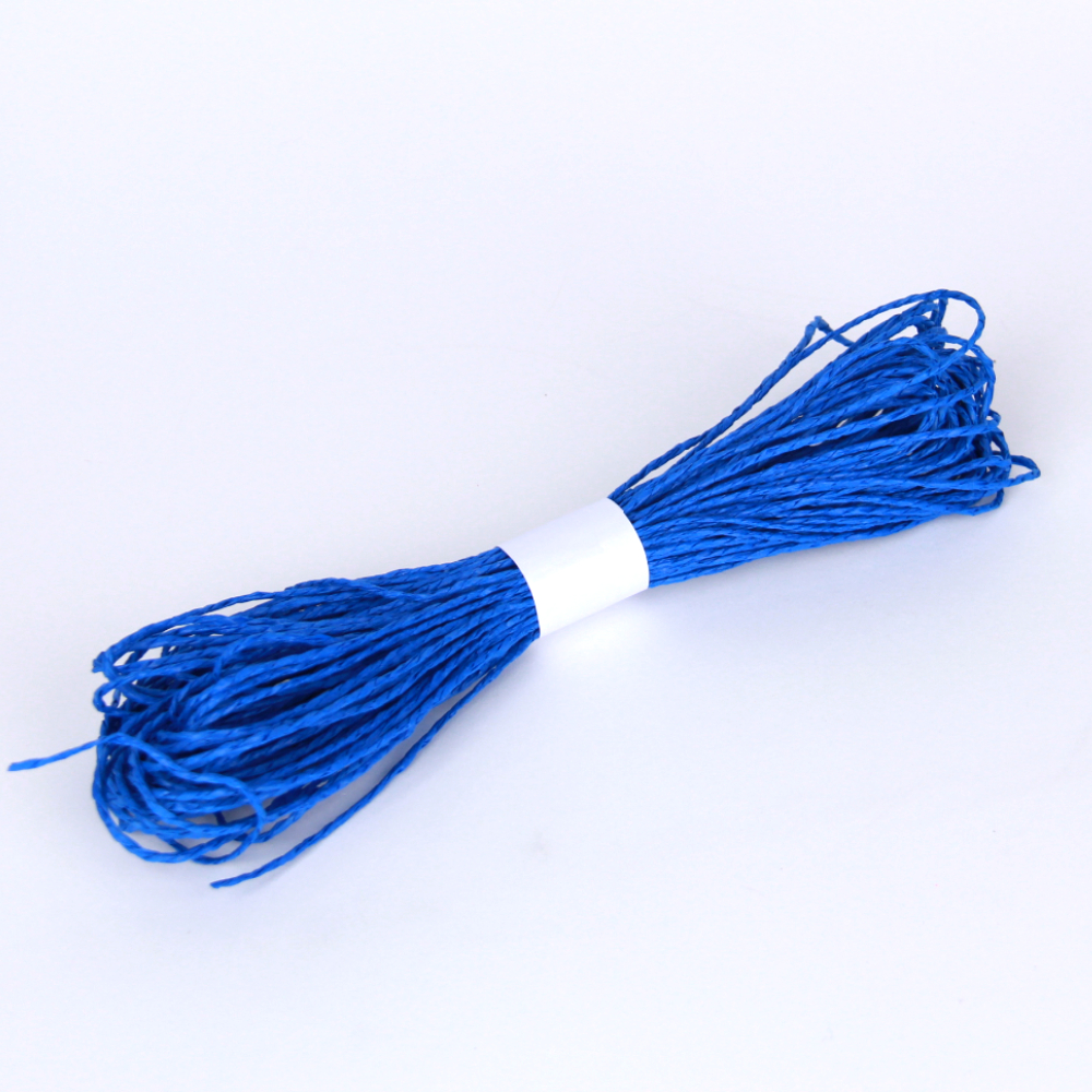 포장용 칼라 종이끈 지끈 블루 30m