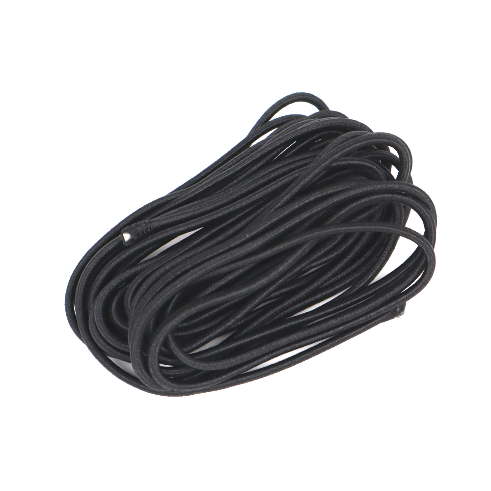 둥근 탄성끈 고무줄밴드 블랙 2.5mm x 5m