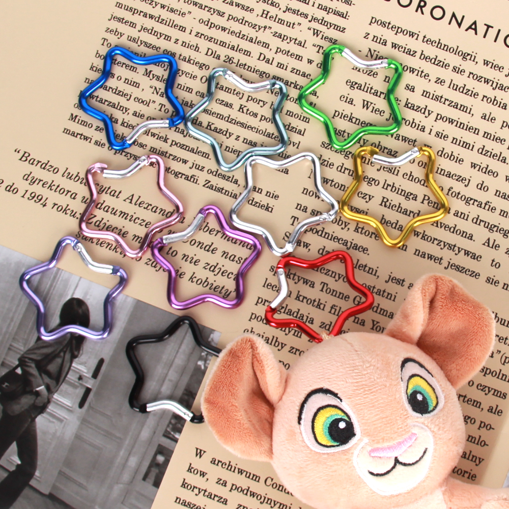 키체인 별 카라비너 키링