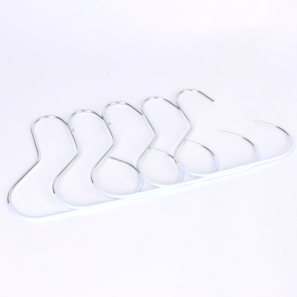 넥타이 모자걸이 링옷걸이 화이트 5P