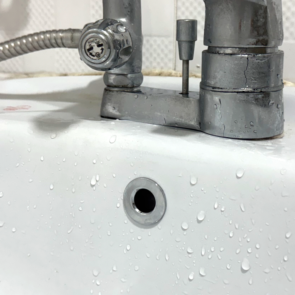 세면대 오버플로우캡 구멍마개 황동 실버