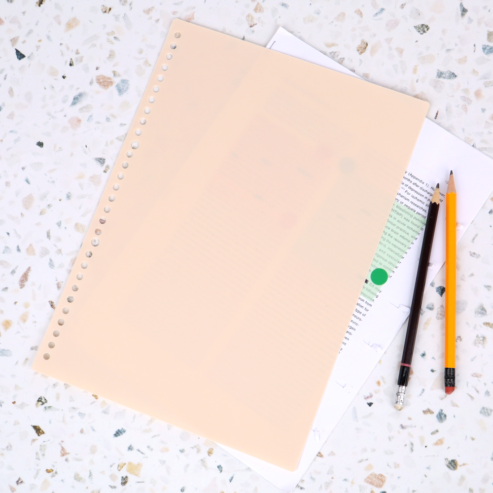 불투명 PP 셀프제본 제본표지 A4 핑크