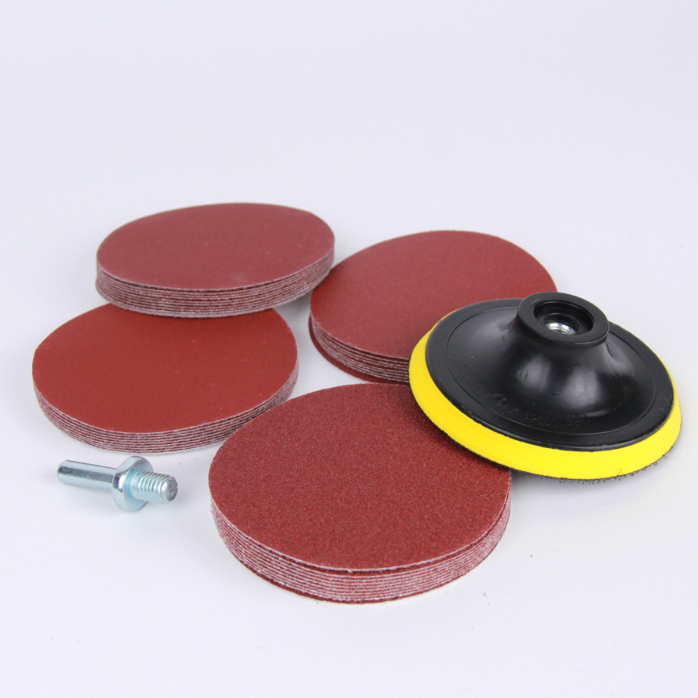 전동드릴 샌딩패드 원형사포 B 세트