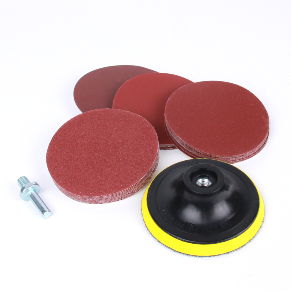 전동드릴 샌딩패드 원형사포 C 세트
