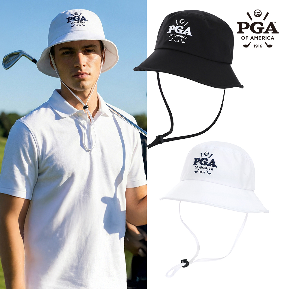PGA 시그니처 빅 로고 에센셜 버킷햇 PGMCA55021