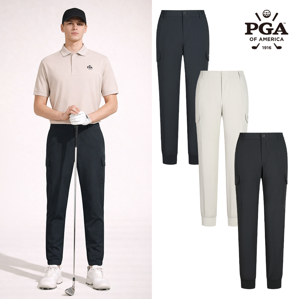 PGA 26SS 남성 액티브 카고 조거팬츠 PGMPT62991