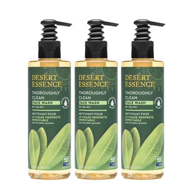 Desert Essence Clean Face Wash 250ml