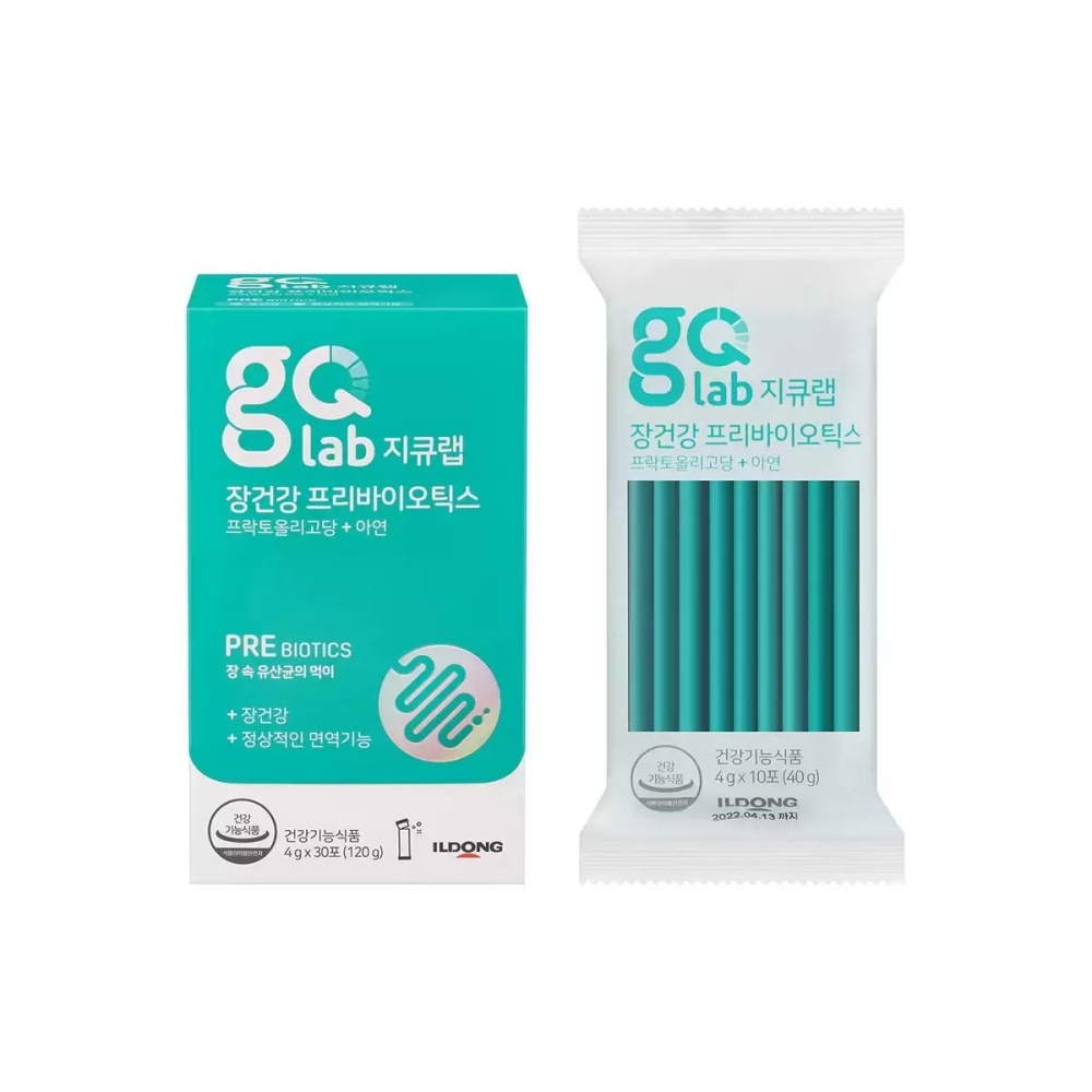 Ildong GQ Lab Gut Health Prebiotics Gift Set Zinc Fructooligodant