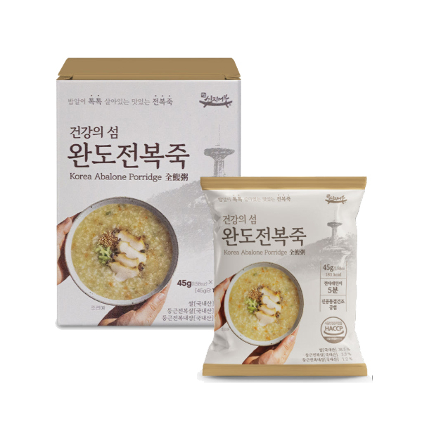 [신지어부가] 동결건조 전복죽 45g x 5팩
