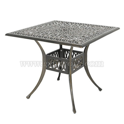 알루미늄주물테이블900각(업소용테이블, 카페테이블, 야외테이블, 인테리어테이블, 아웃도어테이블)