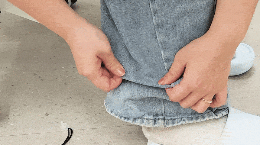 셀프 바지밑단 줄이기 옷수선 끌림방지 태깅건 택총 미니 스티치건 상세 이미지 7