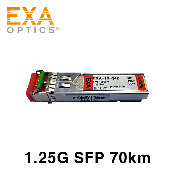 [EXA] Advantech 1G SFP-GZX/LC-70E 70km Compatible Transceiver