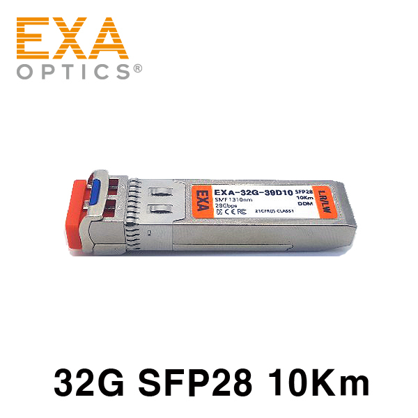 [EXA] Brocade 32G XBR-000238 SFP28 LR 10km互換光モジュール
