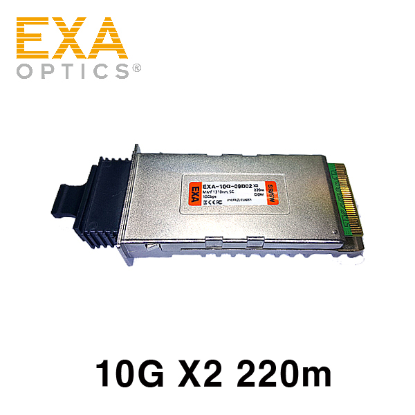 [EXA] 10G X2 LRM/LRW 220m MMF 光トランシーバ