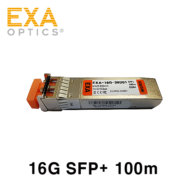 [EXA] 16G SFP28 SR/SW, 100m, MMF 光トランシーバ