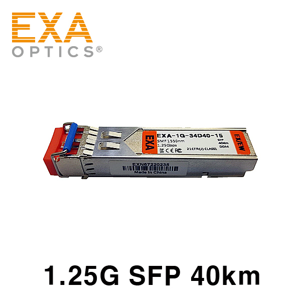 [EXA] 1.25G SFP-EX/EW 40km 光トランシーバ-1550nm