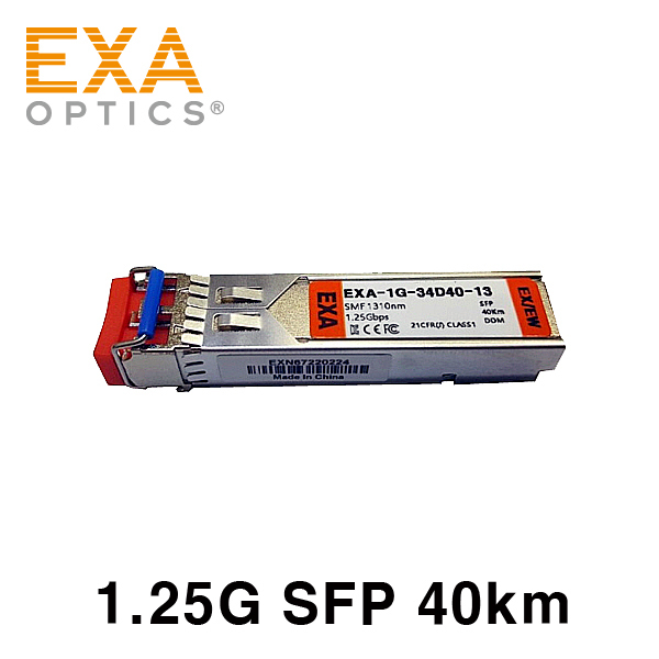 [EXA] 1.25G SFP-EX/EW 40km 光トランシーバ-1310nm
