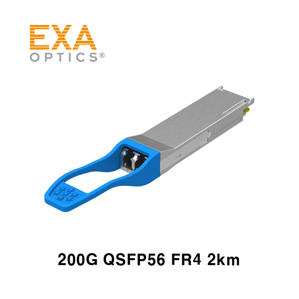 [EXA] 200G QSFP56 PAM4 FR4 2kmシングルモード光モジュール