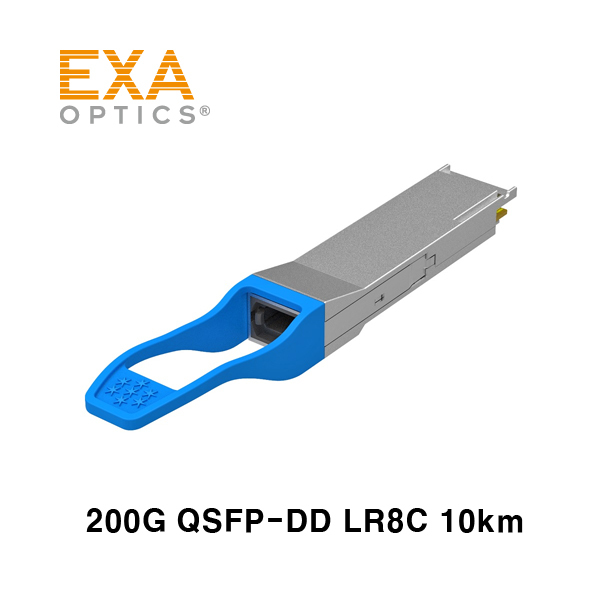 [EXA] 200G QSFP-DD LR8C 10km 싱글모드 광모듈-주문제작