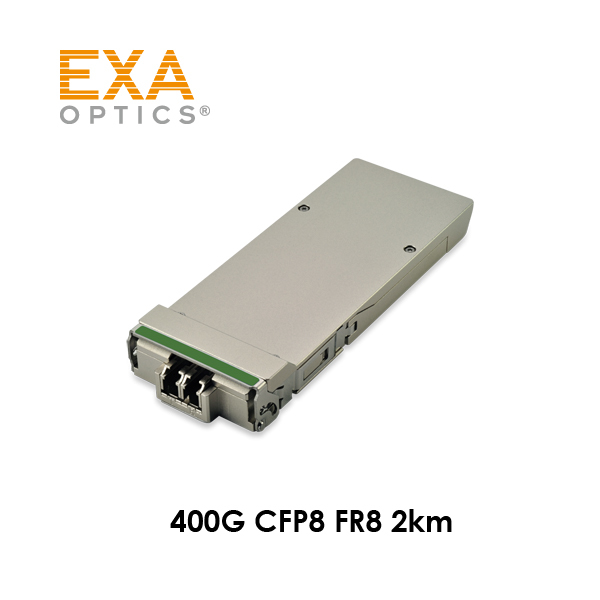 [EXA] 400G CFP8 FR8 PAM4 2x LC 2km Optical Transceiver