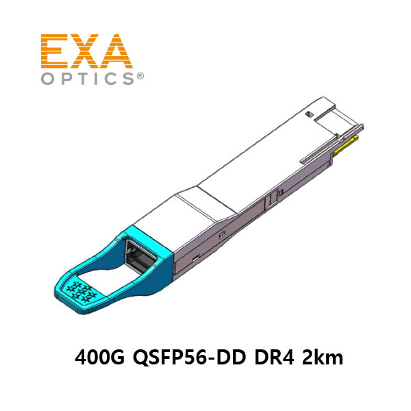 [EXA] 400G QSFP56-DD DR4 PAM4 MPO 2km 광모듈 주문제작